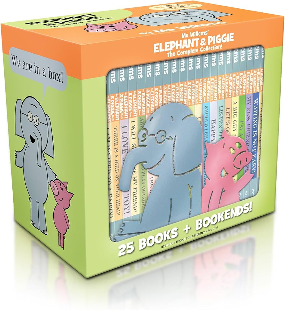 Elephant & Piggieシリーズ 25冊セット 本立て付き Elephant & Piggie: The Complete Collection (25 Book Set